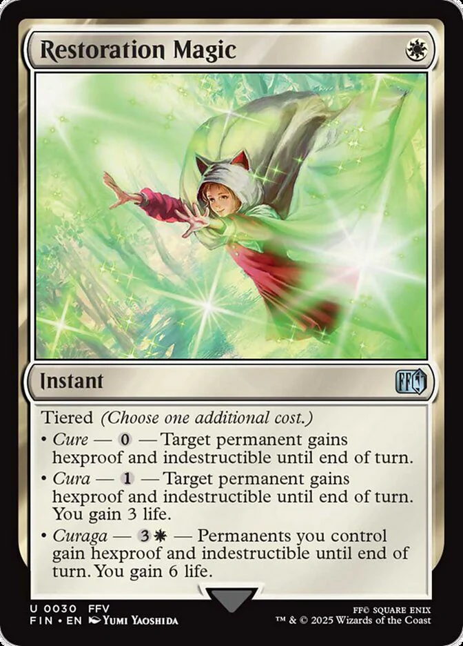 Restoration Magic (30) - [Foil] Final Fantasy (FIN)