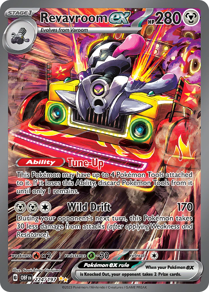 Revavroom ex (224/197) - [Special Illustration Rare] Obsidian Flames (OBF)