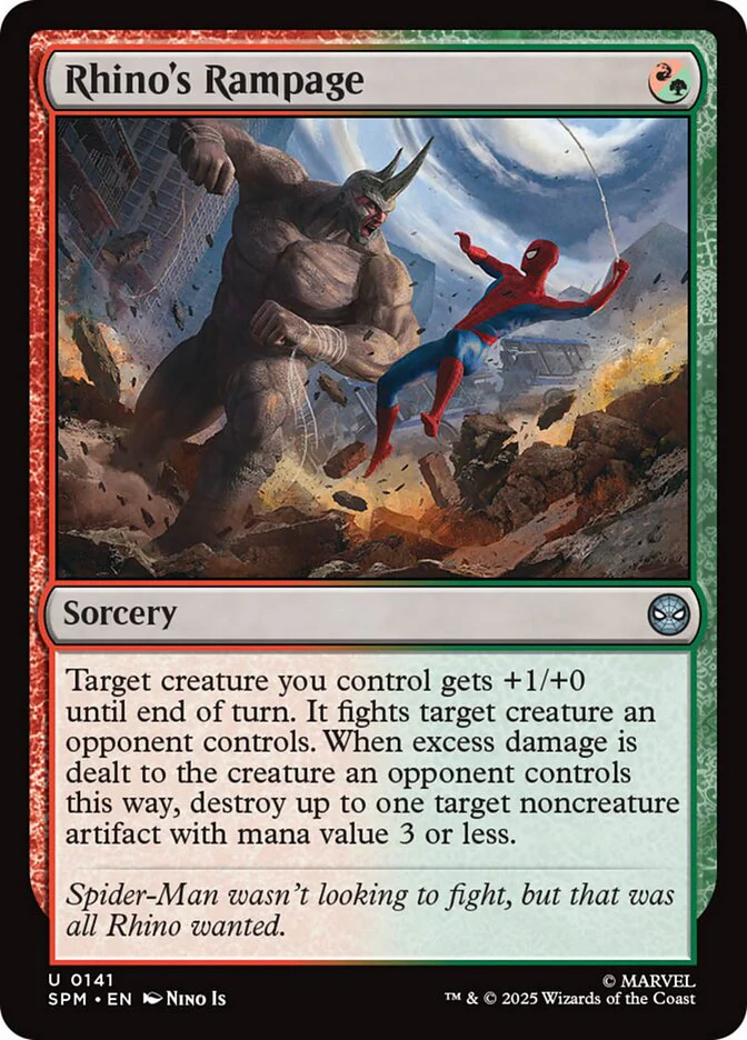 Rhino's Rampage (141) - [Foil] Marvel's Spider-Man (SPM)