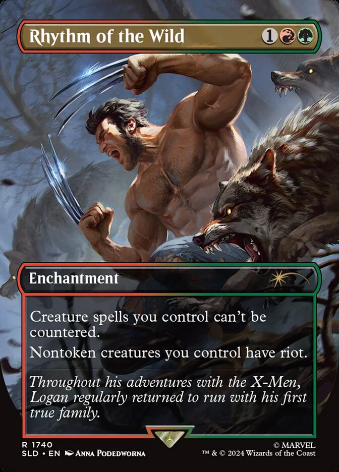 Rhythm of the Wild (1740) - [Foil, Borderless] Secret Lair Drop (SLD)