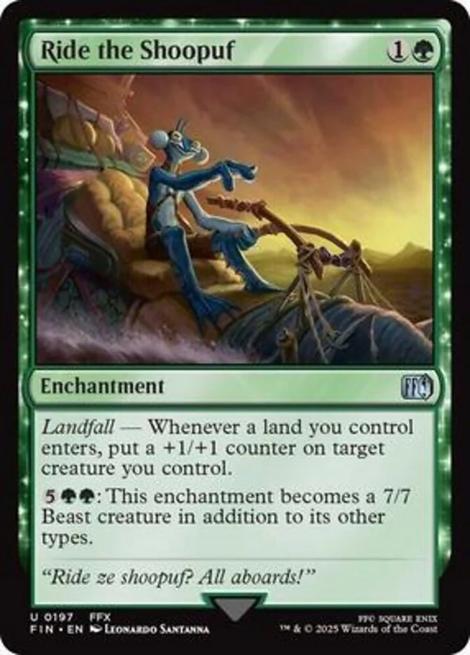 Ride the Shoopuf (197) - [Foil] Final Fantasy (FIN)