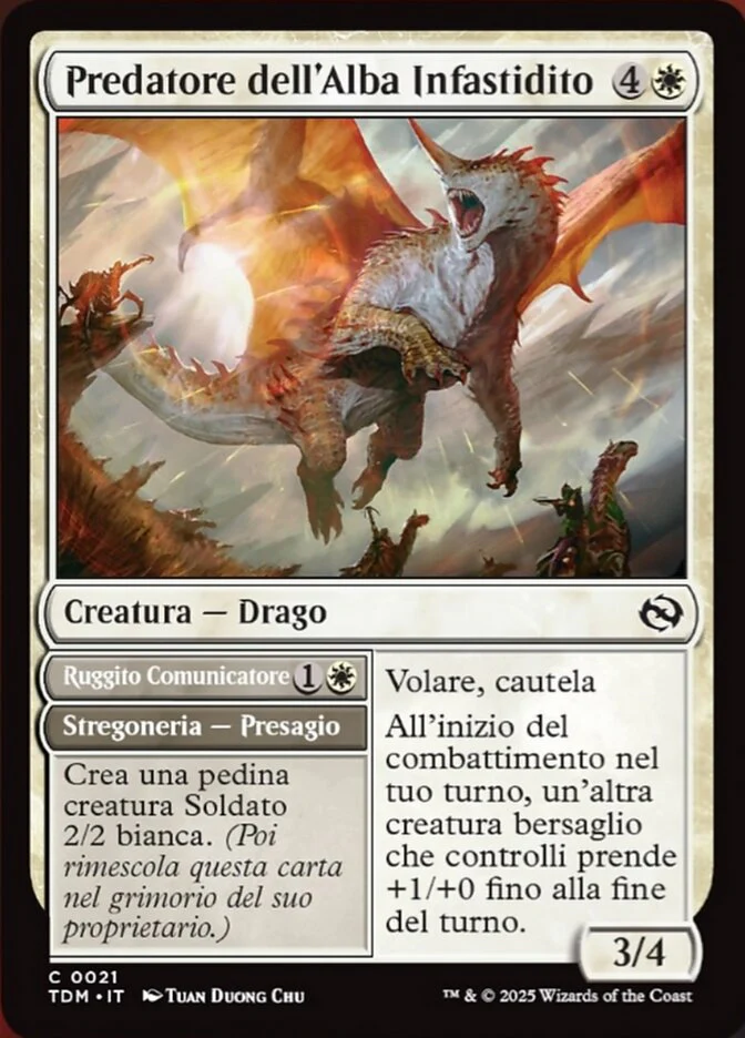 Riling Dawnbreaker // Signaling Roar (21) - Tarkir: Dragonstorm (TDM)