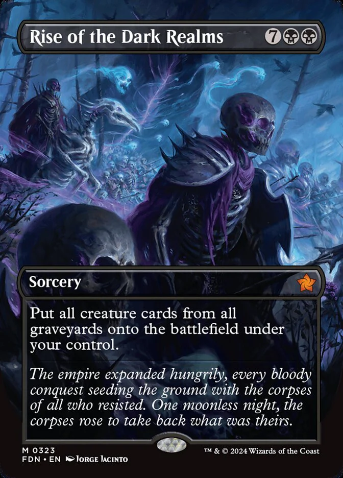 Rise of the Dark Realms - [Foil, Borderless] Foundations (FDN)
