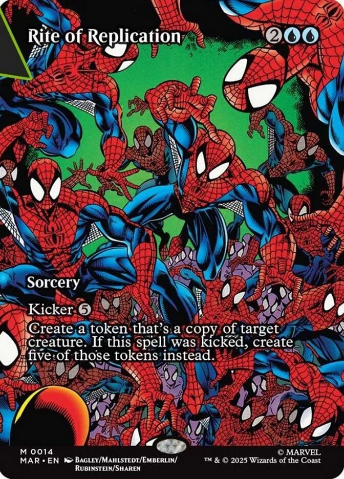 Rite of Replication (14) - [Foil, Borderless] Marvel Universe (MAR)