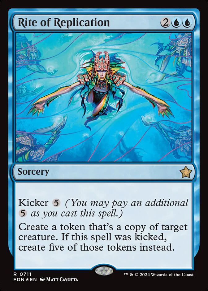 Rite of Replication - [Foil] Foundations (FDN)