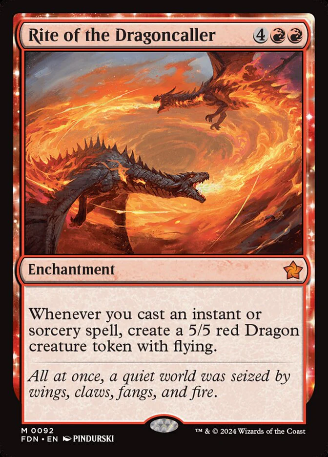 Rite of the Dragoncaller - [Foil] Foundations (FDN)