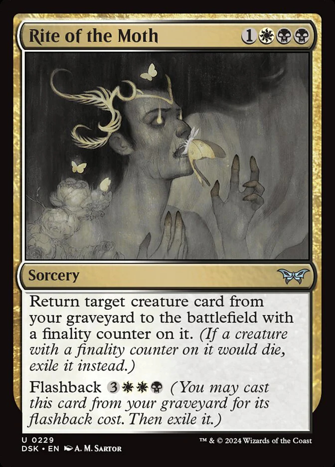 Rite of the Moth - [Foil] Duskmourn: House of Horror (DSK)