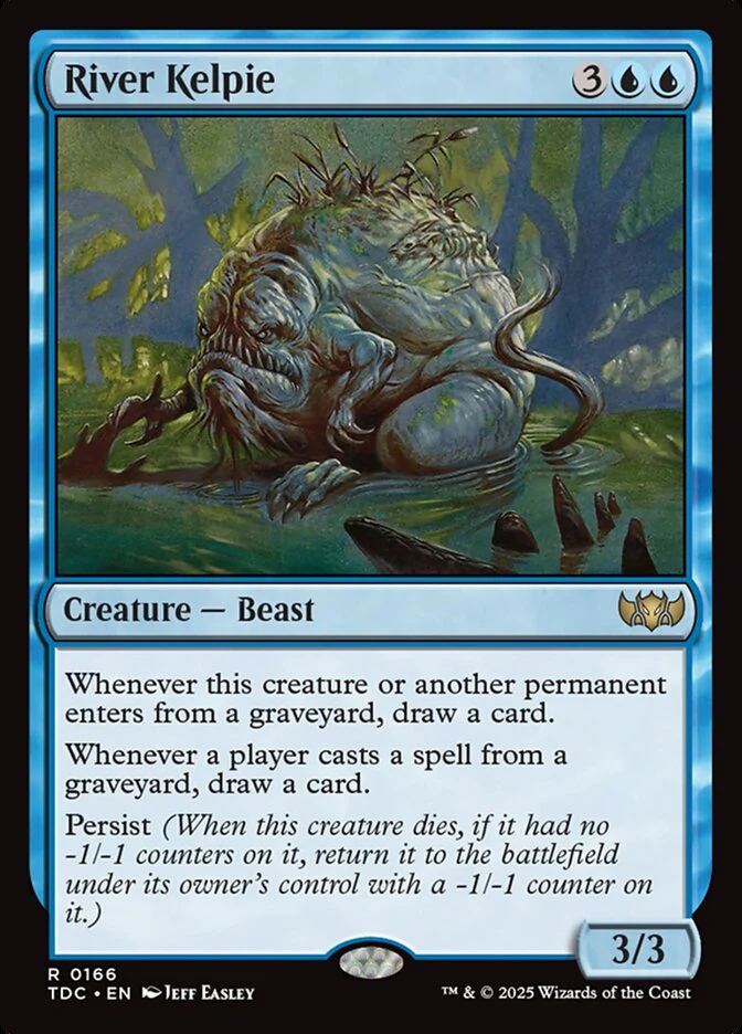 River Kelpie - Tarkir: Dragonstorm Commander (TDC)