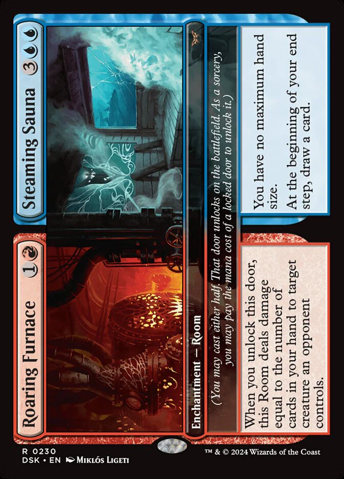 Roaring Furnace // Steaming Sauna - [Foil] Duskmourn: House of Horror (DSK)