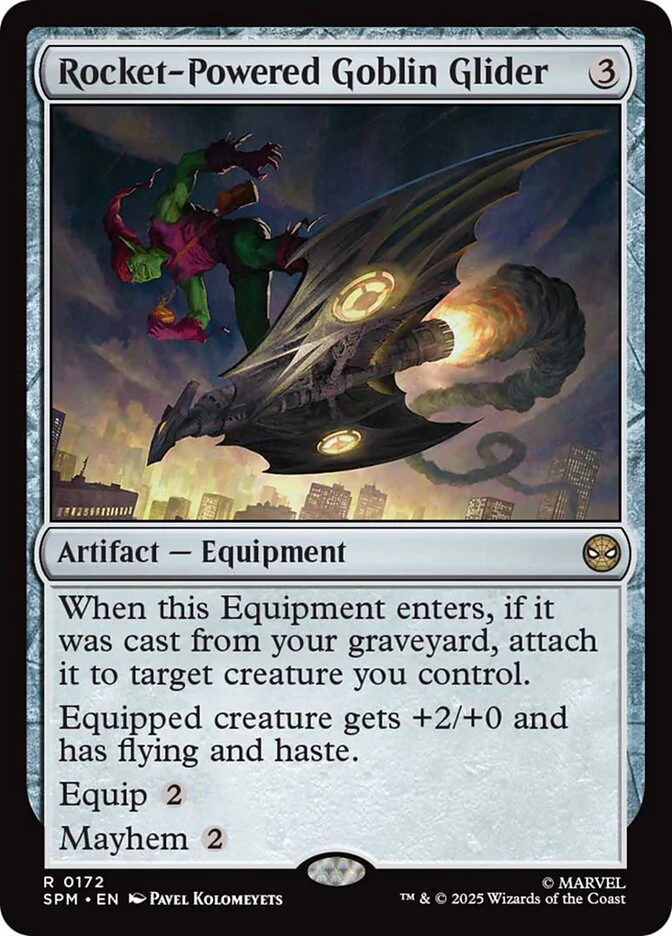 Rocket-Powered Goblin Glider (172) - [Foil] Marvel's Spider-Man (SPM)