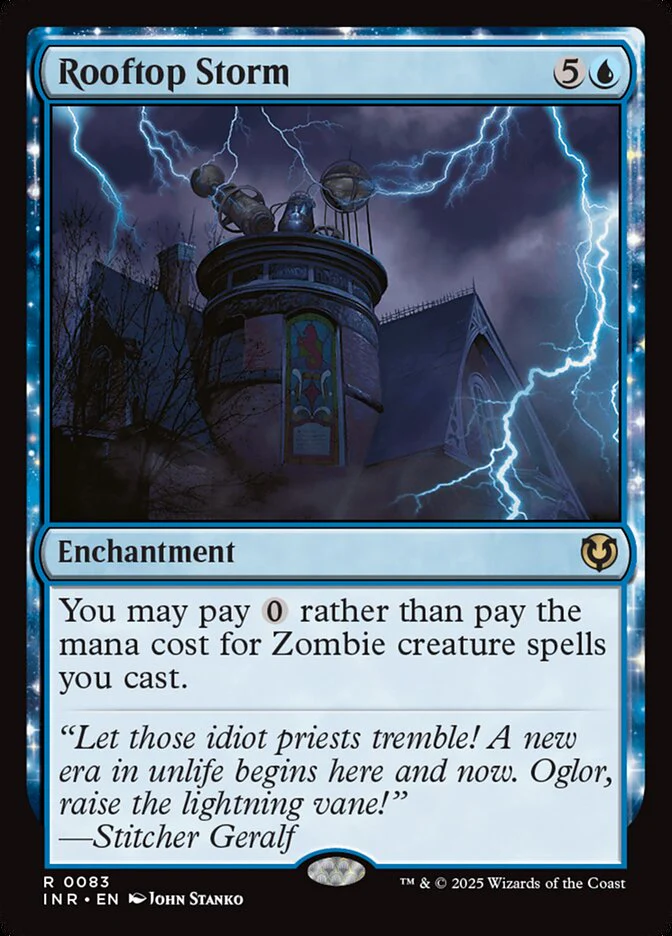 Rooftop Storm - [Foil] Innistrad Remastered (INR)