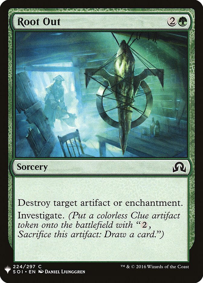 Root Out - The List (PLST)