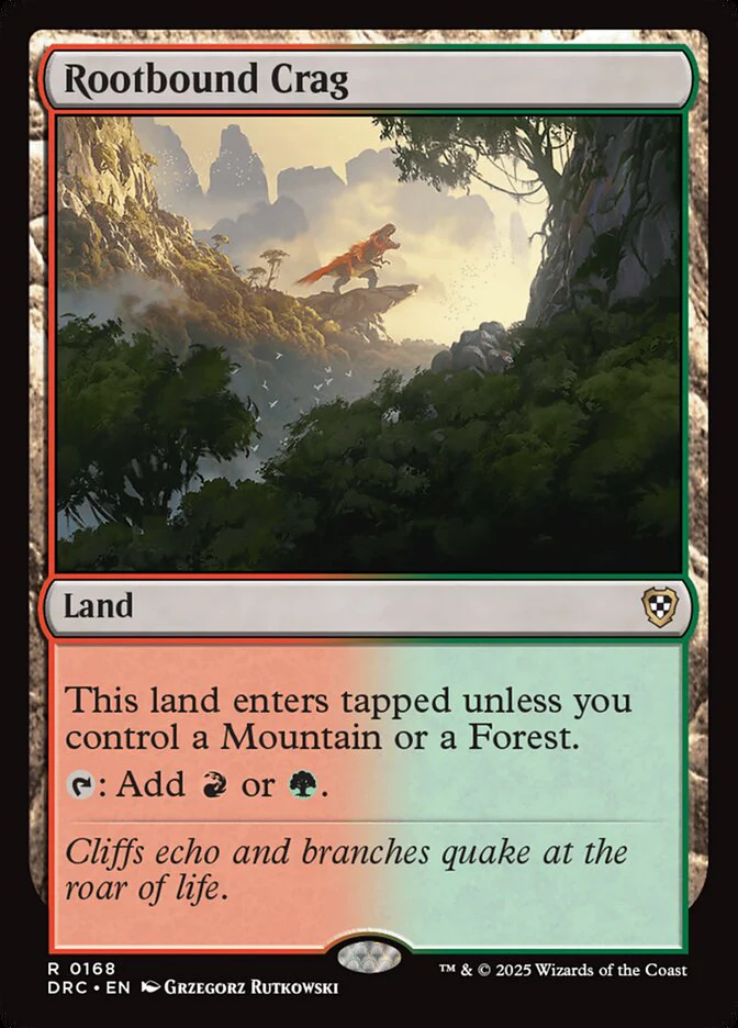Rootbound Crag - Aetherdrift Commander (DRC)
