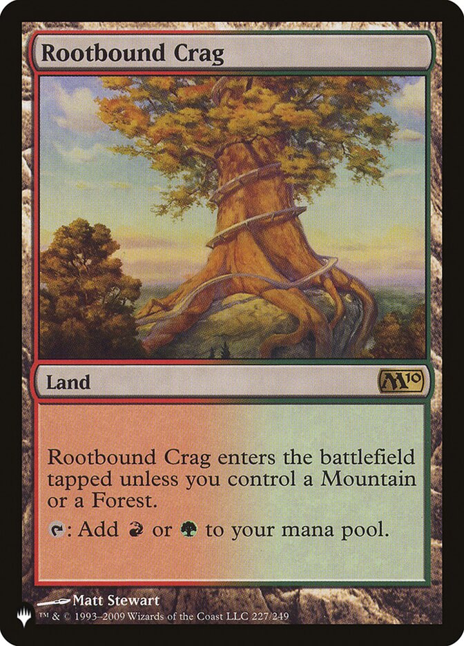 Rootbound Crag - The List (PLST)