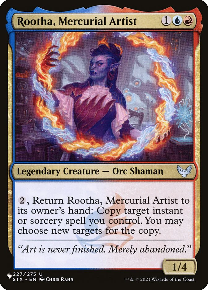 Rootha, Mercurial Artist - The List (PLST)