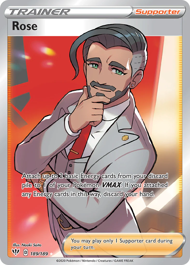 Rose (189/189) - [Full Art] Darkness Ablaze (DAA)