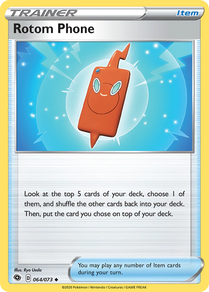 Rotom Phone (64/73) - [Reverse Holo] Champion's Path (CPA)