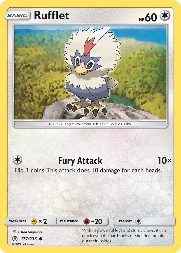 Rufflet (177/236) - Cosmic Eclipse (CEC)