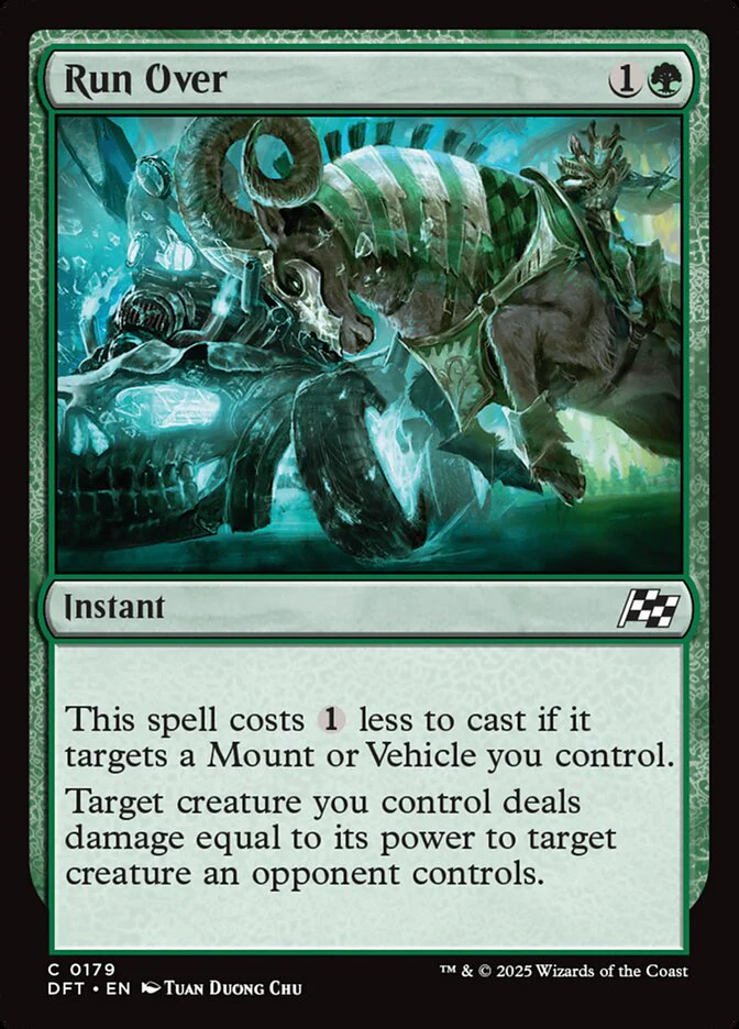 Run Over - [Foil] Aetherdrift (DFT)