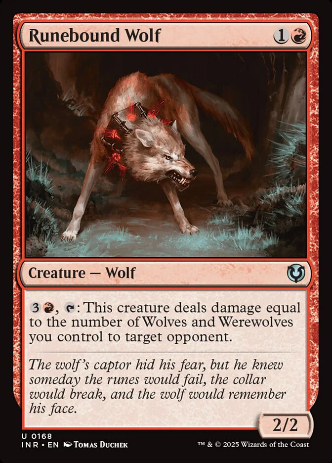 Runebound Wolf - [Foil] Innistrad Remastered (INR)