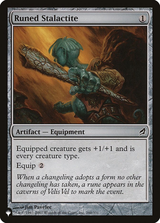 Runed Stalactite - The List (PLST)