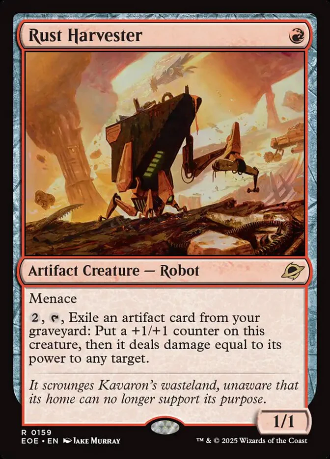 Rust Harvester (159) - [Foil] Edge of Eternities (EOE)