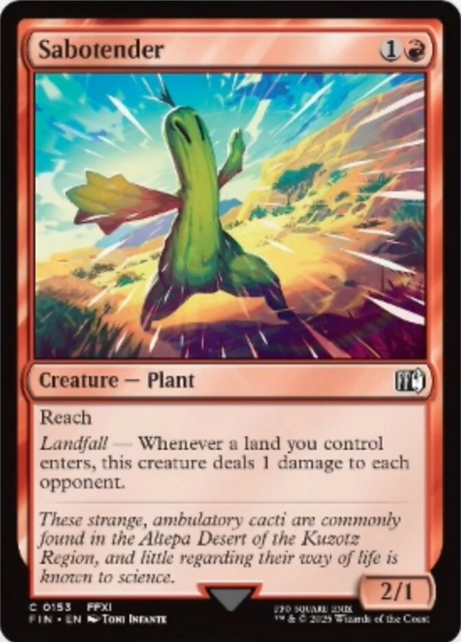 Sabotender (153) - [Foil] Final Fantasy (FIN)