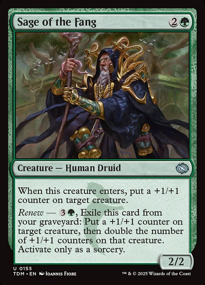 Sage of the Fang (155) - [Foil] Tarkir: Dragonstorm (TDM)