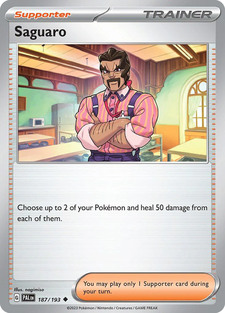 Saguaro (187/193) - [Reverse Holo] Paldea Evolved (PAL)
