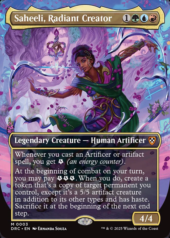 Saheeli, Radiant Creator - [Borderless] Aetherdrift Commander (DRC)
