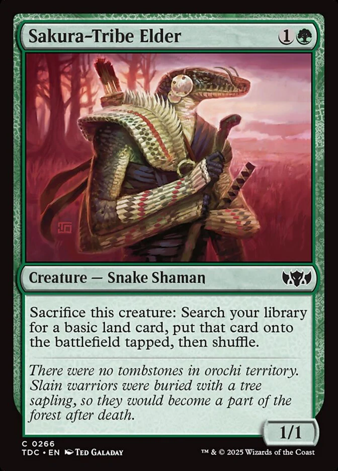 Sakura-Tribe Elder - Tarkir: Dragonstorm Commander (TDC)