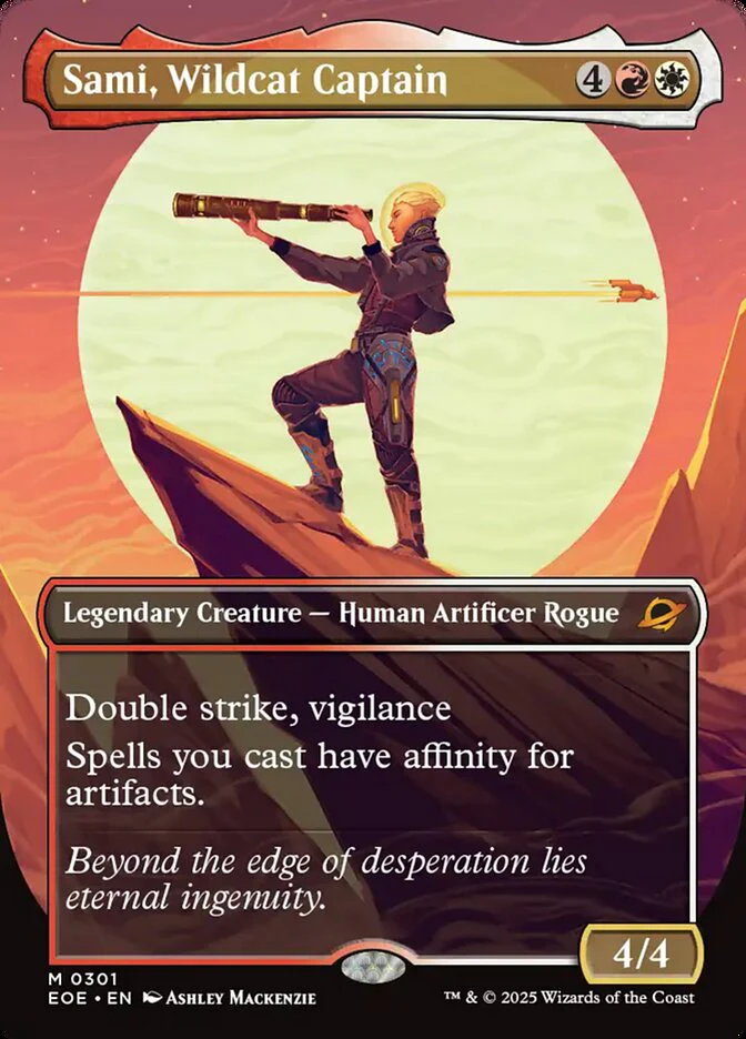 Sami, Wildcat Captain (301) - [Borderless] Edge of Eternities (EOE)