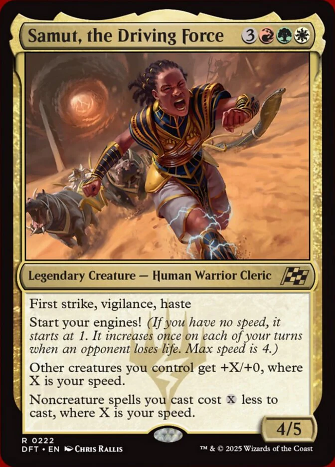 Samut, the Driving Force - Aetherdrift (DFT)
