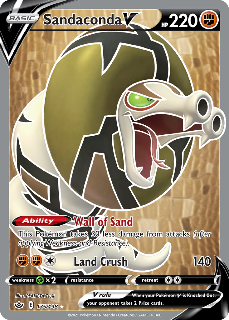 Sandaconda V (175/198) - [Full Art] Chilling Reign (CRE)