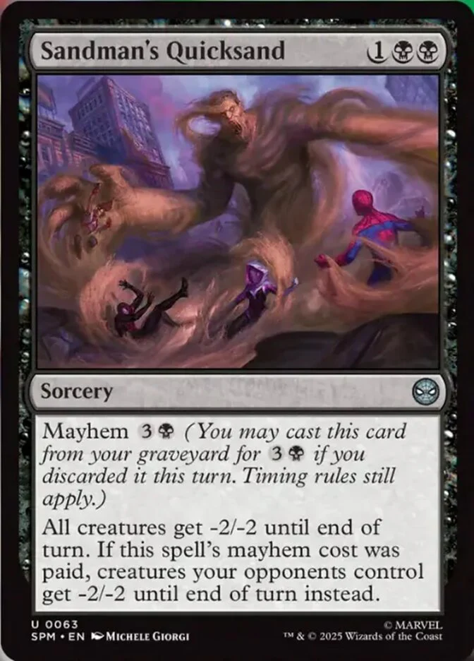 Sandman's Quicksand (63) - [Foil] Marvel's Spider-Man (SPM)