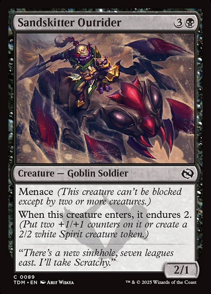 Sandskitter Outrider (89) - Tarkir: Dragonstorm (TDM)