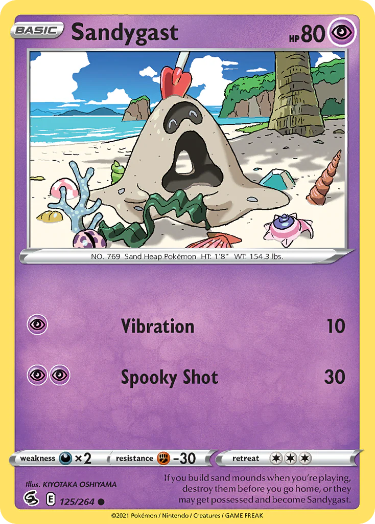 Sandygast (125/264) - Fusion Strike (FST)