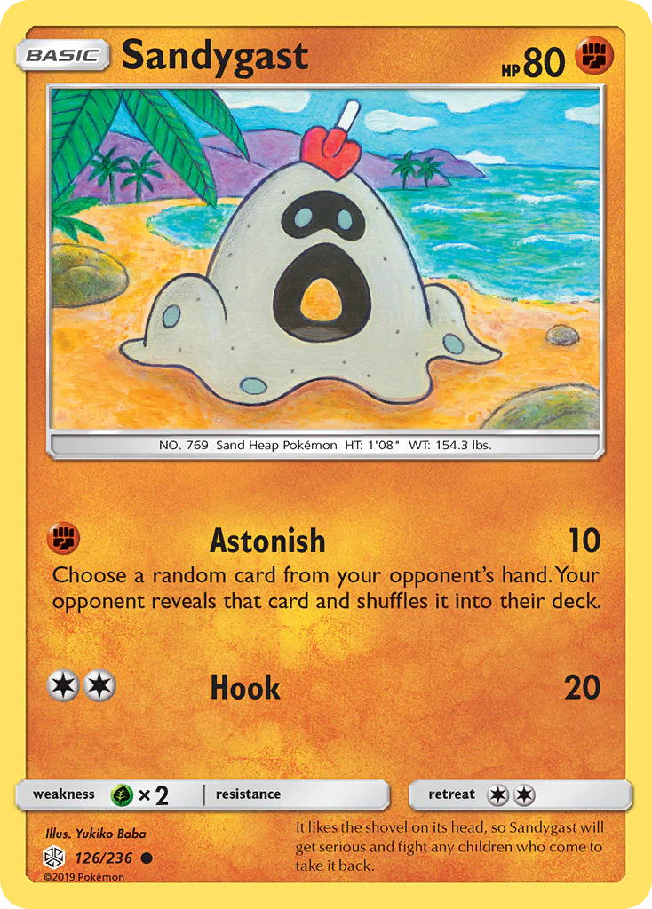 Sandygast (126/236) - [Reverse Holo] Cosmic Eclipse (CEC)