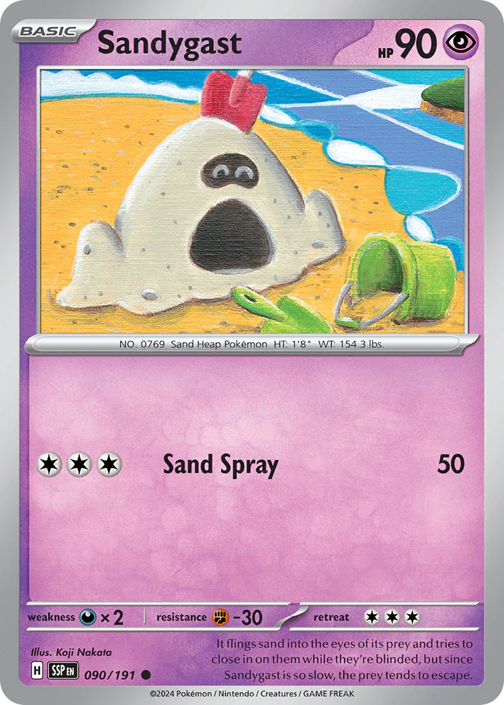 Sandygast (90/191) - Surging Sparks (SSP)