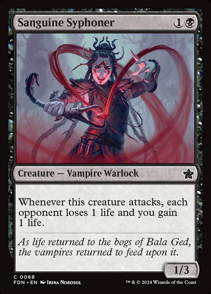 Sanguine Syphoner - [Foil] Foundations (FDN)