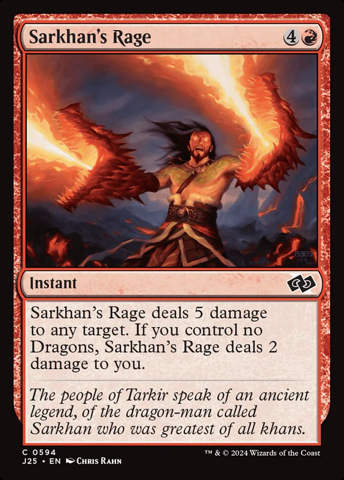Sarkhan's Rage - Foundations Jumpstart (J25)