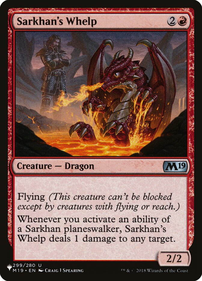 Sarkhan's Whelp - The List (PLST)