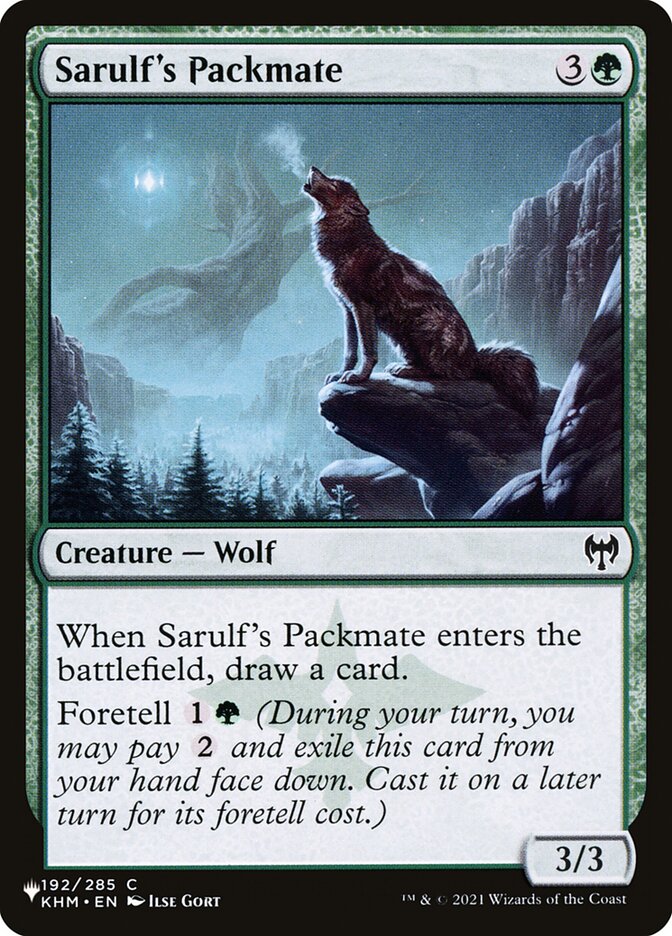 Sarulf's Packmate - The List (PLST)