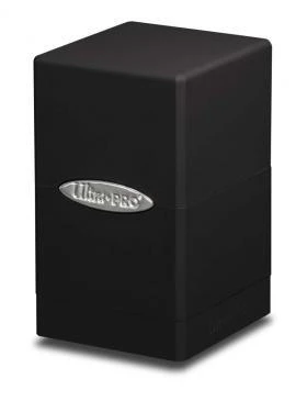 Satin Tower - Black - Ultra Pro Deck Boxes