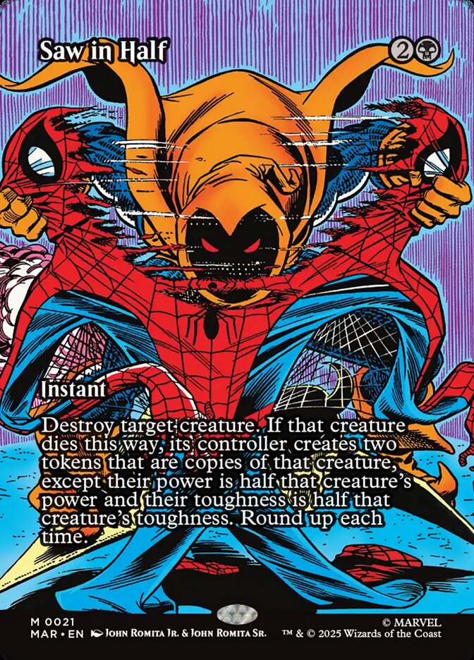 Saw in Half (21) - [Borderless] Marvel Universe (MAR)