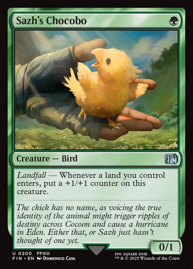 Sazh's Chocobo (200) - [Foil] Final Fantasy (FIN)