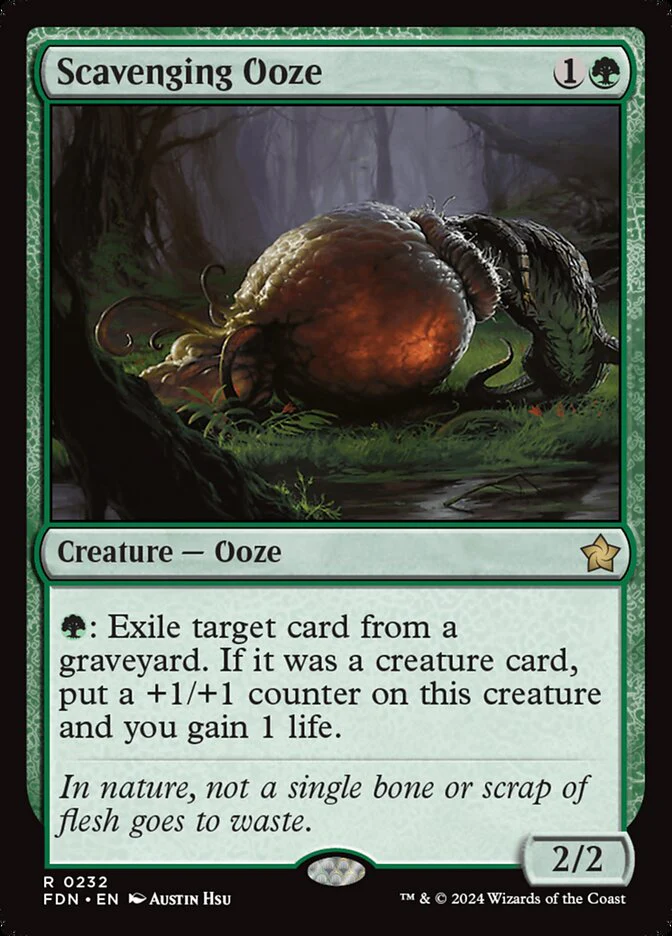 Scavenging Ooze - [Foil] Foundations (FDN)