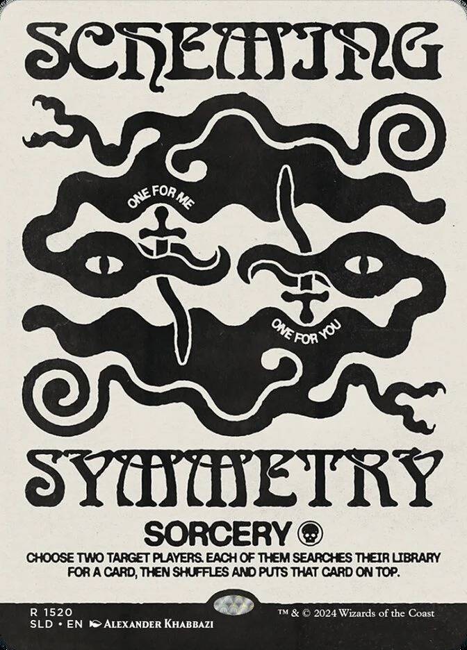 Scheming Symmetry (1520) - [Borderless] Secret Lair Drop (SLD)