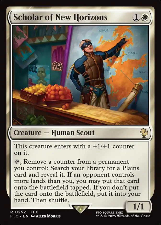 Scholar of New Horizons (252) - [Surge Foil] Final Fantasy Commander (FIC)