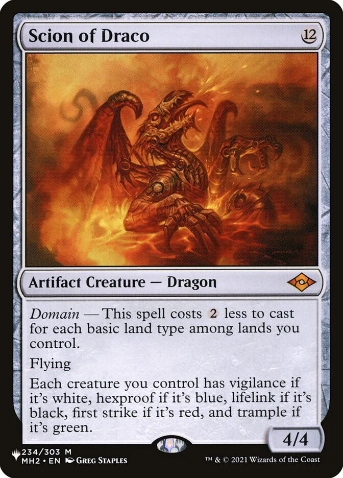 Scion of Draco - The List (PLST)
